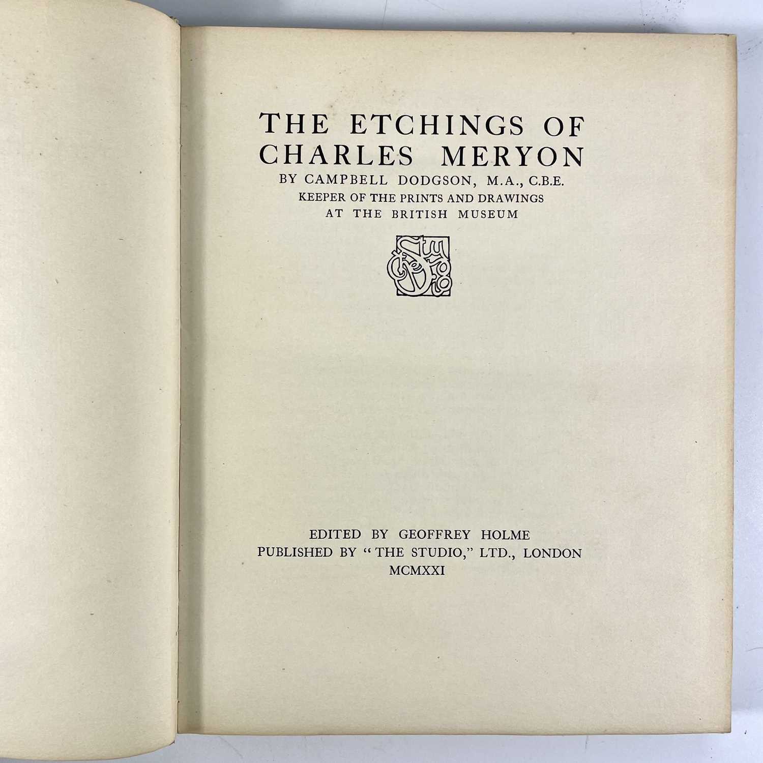 'The Etchings of Charles Meryon'. - Image 4 of 9