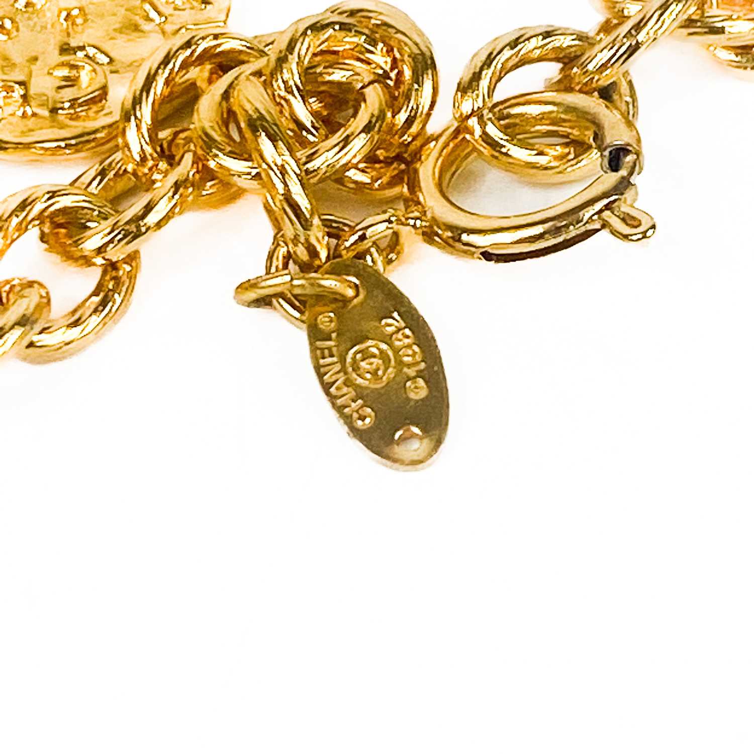 A Chanel 1980's CC medallion choker necklace. - Image 5 of 5