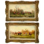 Robert STONE (1820-1870) A pair of Hunting Scenes