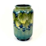 A Moorcroft 'Leaf and Berry' pattern vase.