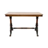 A Victorian mahogany centre table.