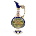 A Royal Crown Derby porcelain Chatsworth vase.