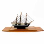 A mid 19th century model of the HMS Bounty.