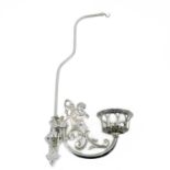 A Romany carriage chrome plated wall lamp.