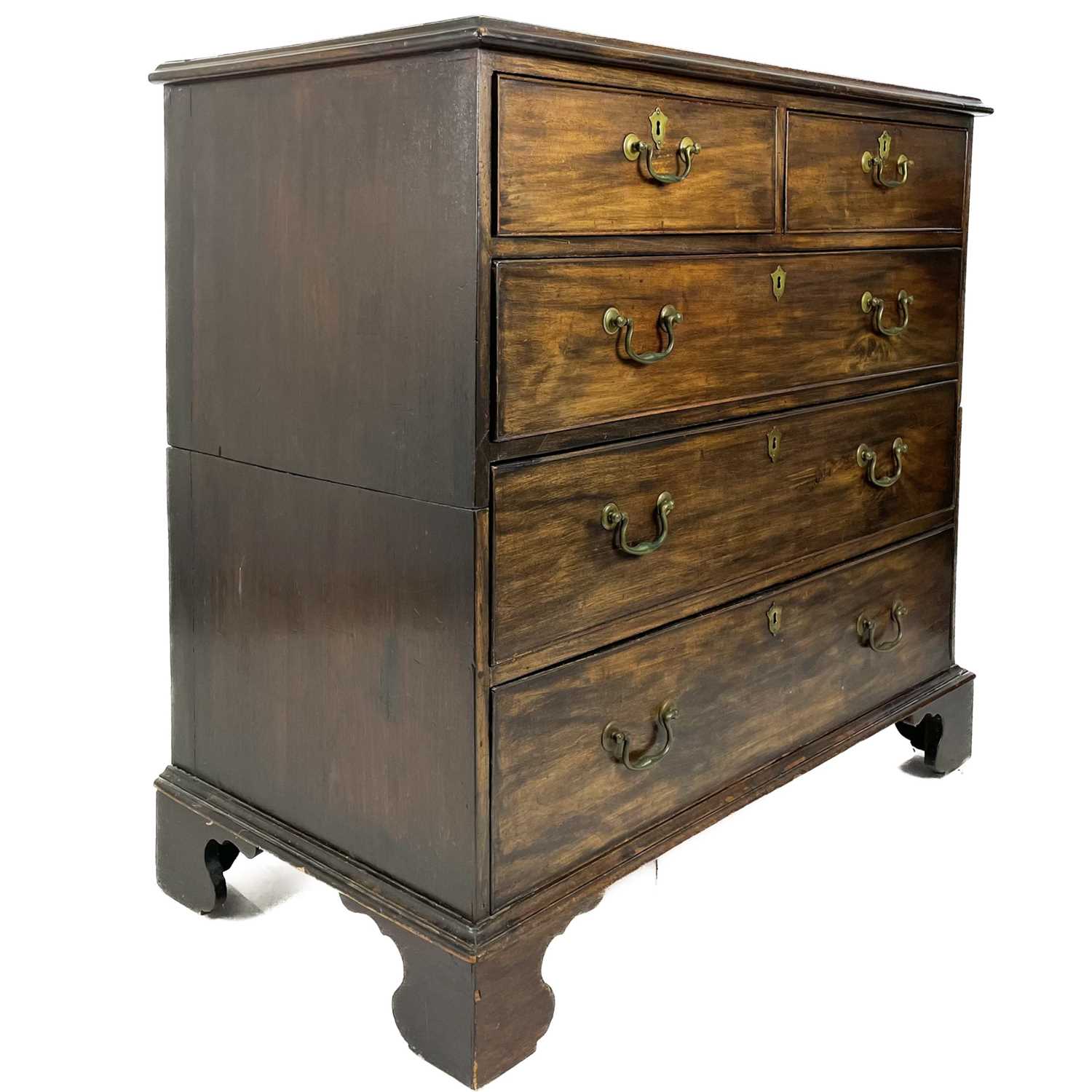 An early George III mahogany chest. - Image 2 of 4