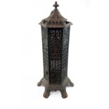 An early 20th century French cast iron stove.