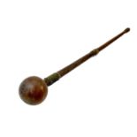 A Zulu hardwood knobkerrie.