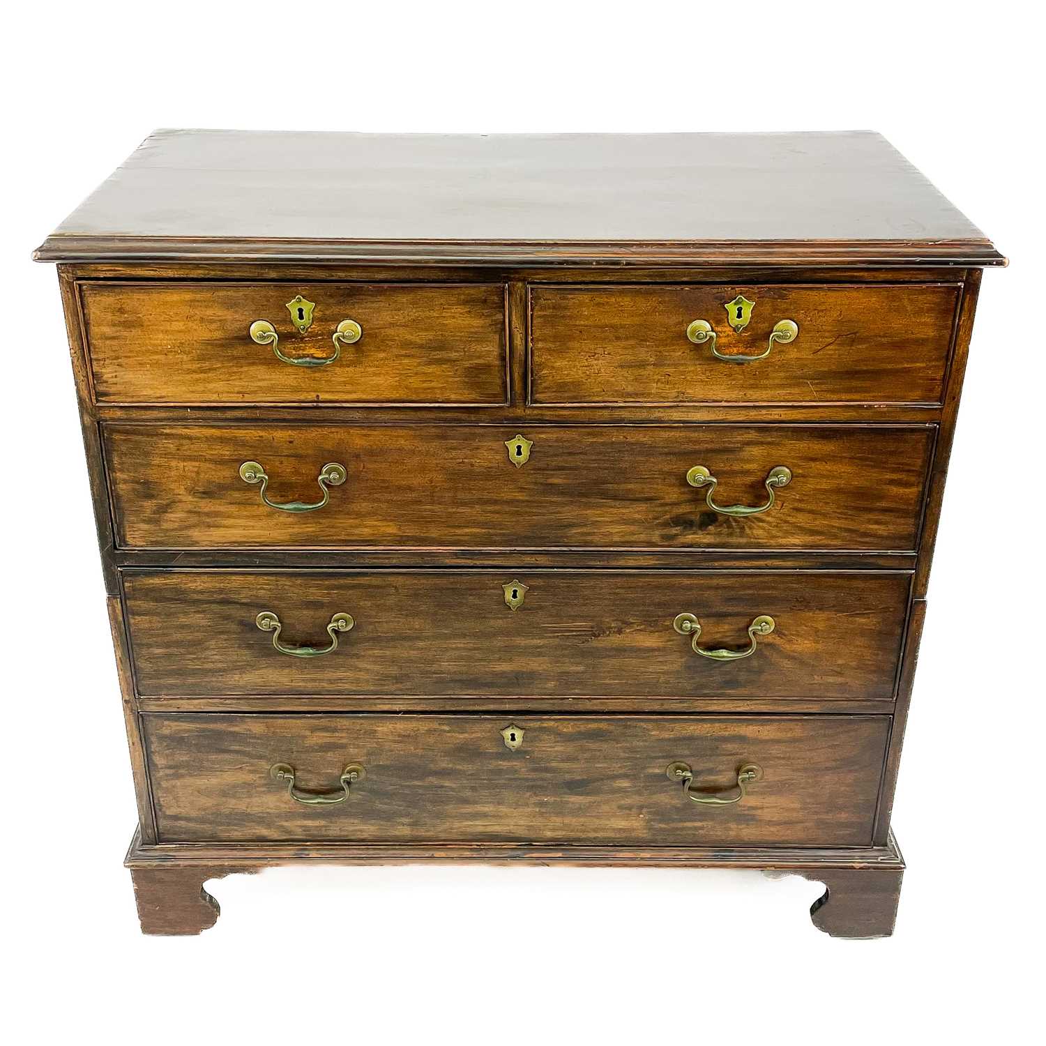 An early George III mahogany chest. - Image 3 of 4