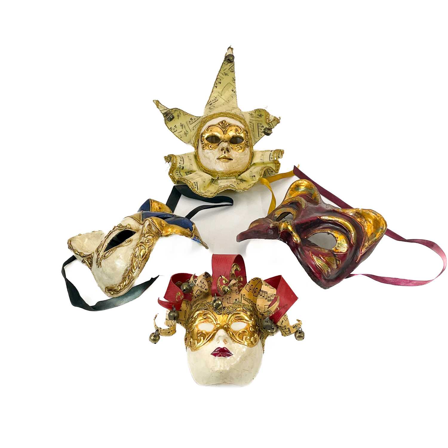 Four Venetian masks. - Image 4 of 11