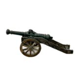 A bronze signal cannon.