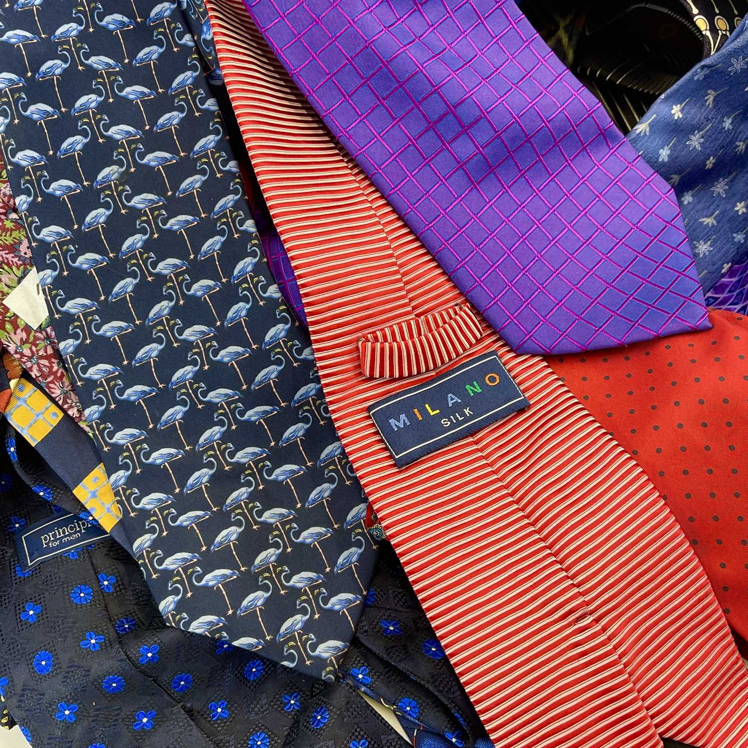 A collection of sixty-eight silk ties. - Image 5 of 6