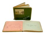 Two early 20th century autograph albums.