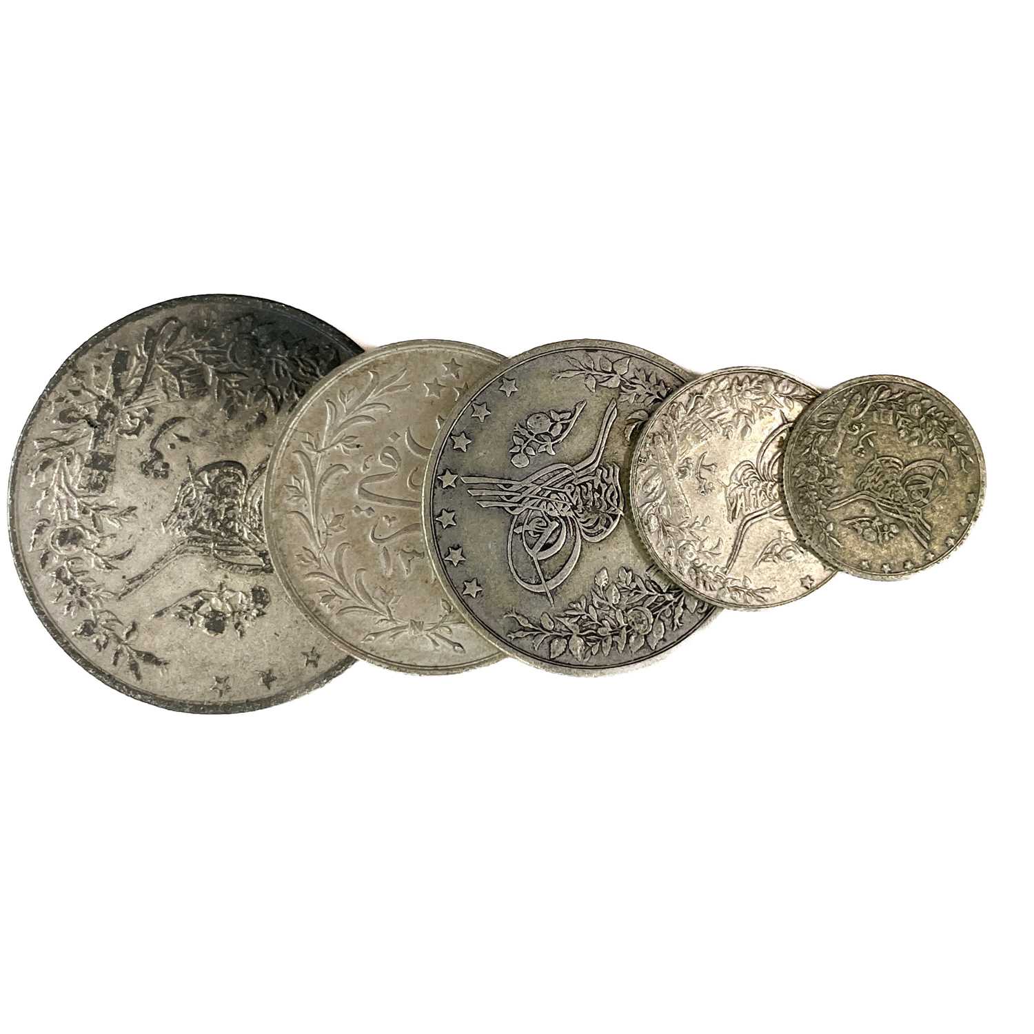 Late 19th/Early 20th Century Egypt Silver Coinage. - Image 5 of 5