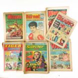 1970's Comics including Scorcher, Tiger, Victor, Beano etc (x56)