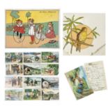 Early Greetings Cards and Trade Cards - In Total Approx. 270