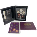 Royal Mint 1970 and 2012 UK Proof coin sets.
