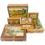 German & Other Boxed Continental Wooden Block & Other Construction Sets (x6).
