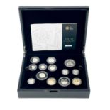Royal Mint, Great Britain. 2010. 13 coin silver proof coin set.