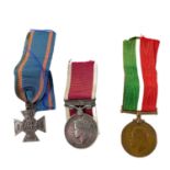 Medals - Army Long Service/Mercantile Marine.