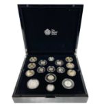 Royal Mint 2016 UK Silver Proof coin set.