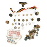 G.B. & World Coins & Banknotes plus Miscellaneous Badges Medallions etc.