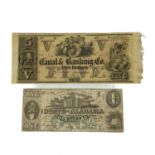 U.S.A. Confederate Banknotes (x2).