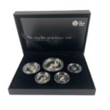 2013 Royal Mint Silver Proof 5 coin ''Britannia Collection 2013''