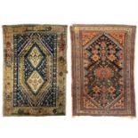 Two Hamadan rugs, North West Persia, circa 1920.