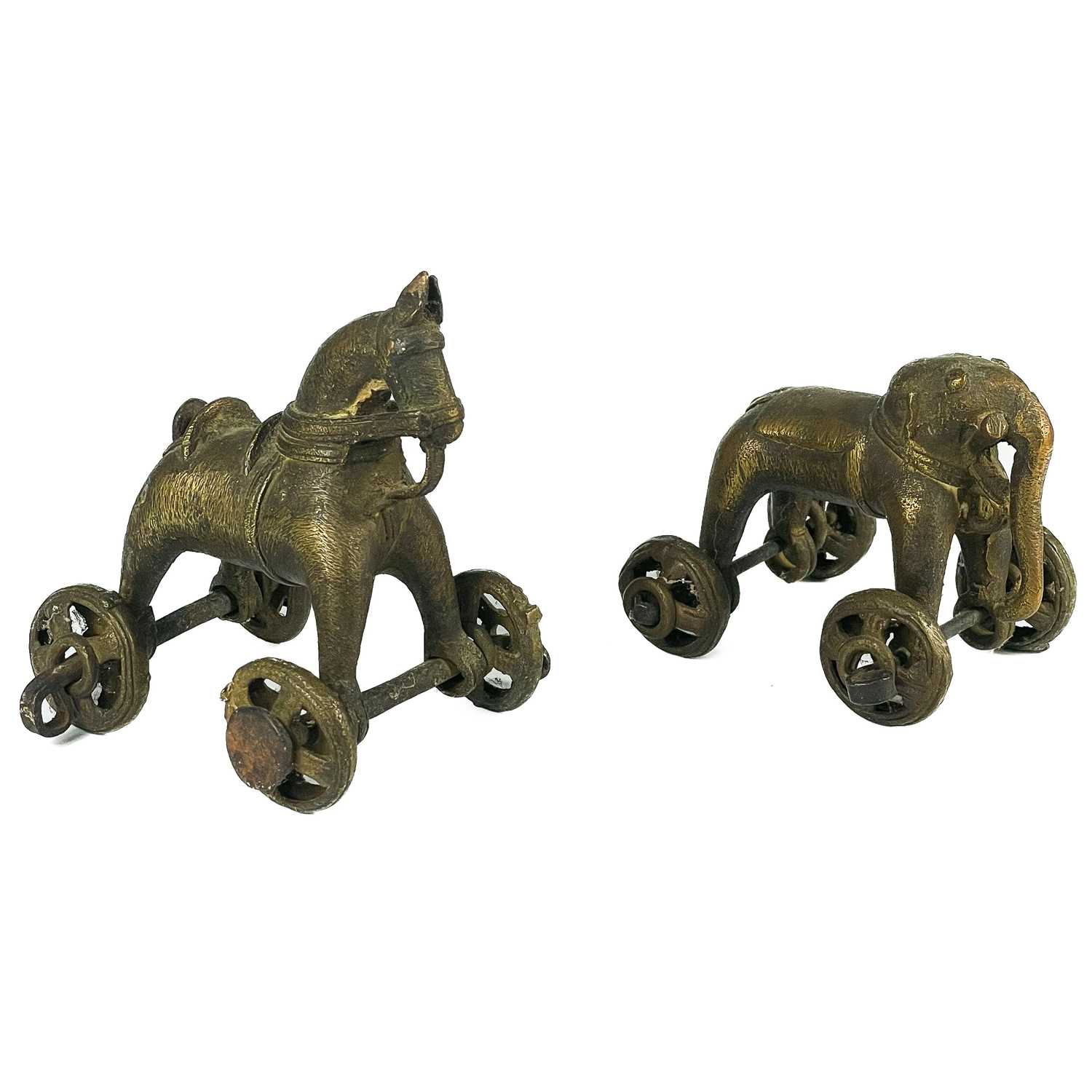 Two Indian bronze temple toys, circa 1900. - Image 3 of 4