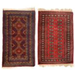 A Belouch rug and a Pakistan rug,