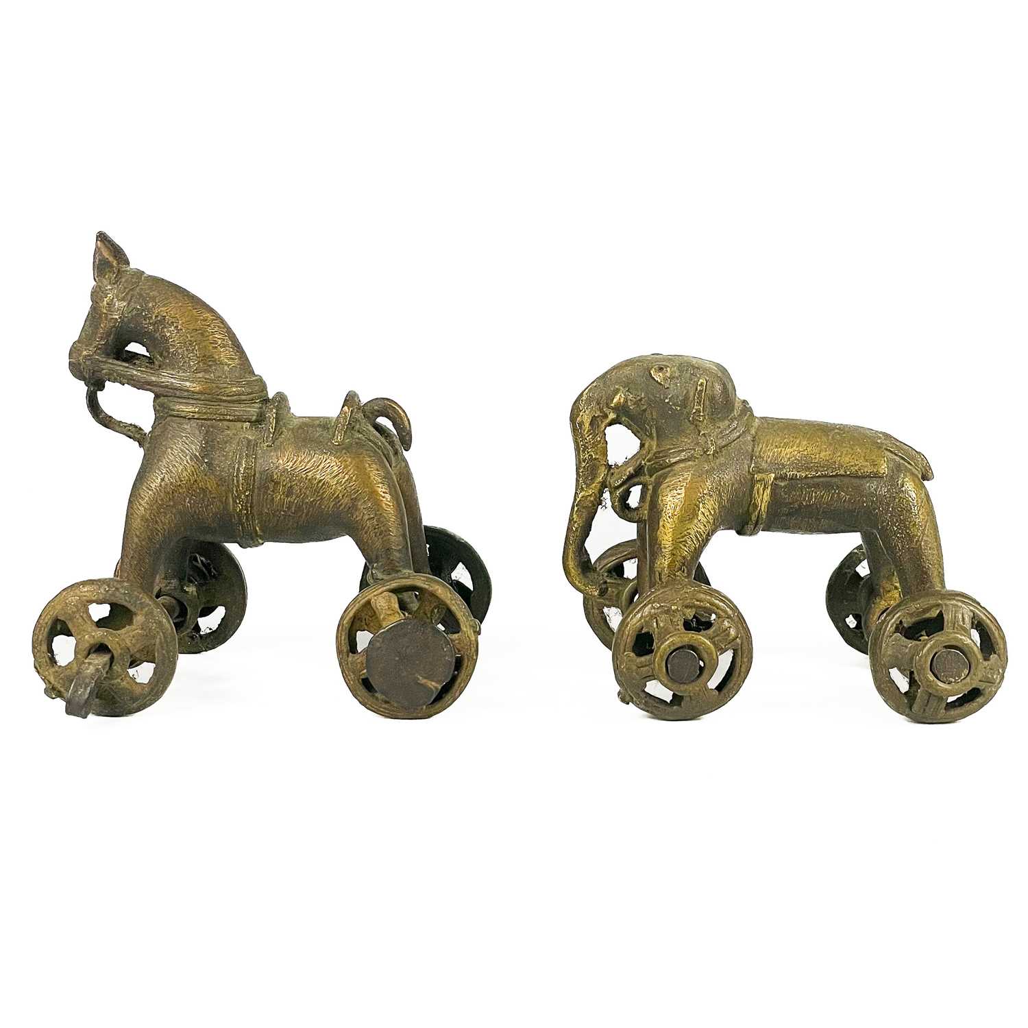 Two Indian bronze temple toys, circa 1900. - Image 4 of 4