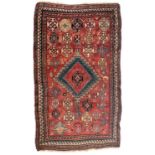 A Kurdish rug, circa 1920.