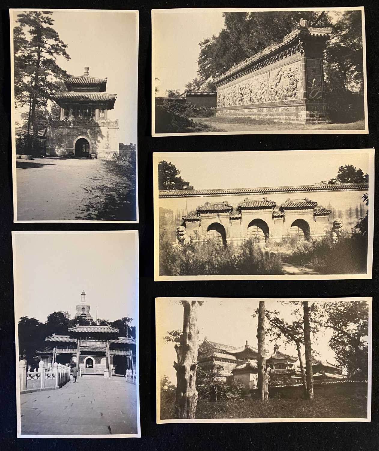 Early 20th century photographs of the 'Winter Palace' and 'Summer Palace', Beijing.