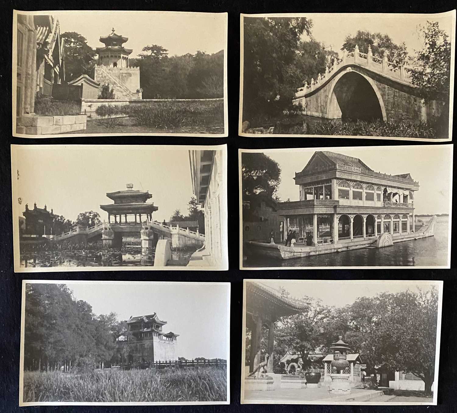 Early 20th century photographs of the 'Winter Palace' and 'Summer Palace', Beijing. - Bild 2 aus 8