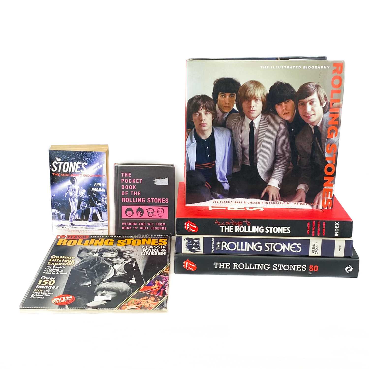 The Rolling Stones. Six books.