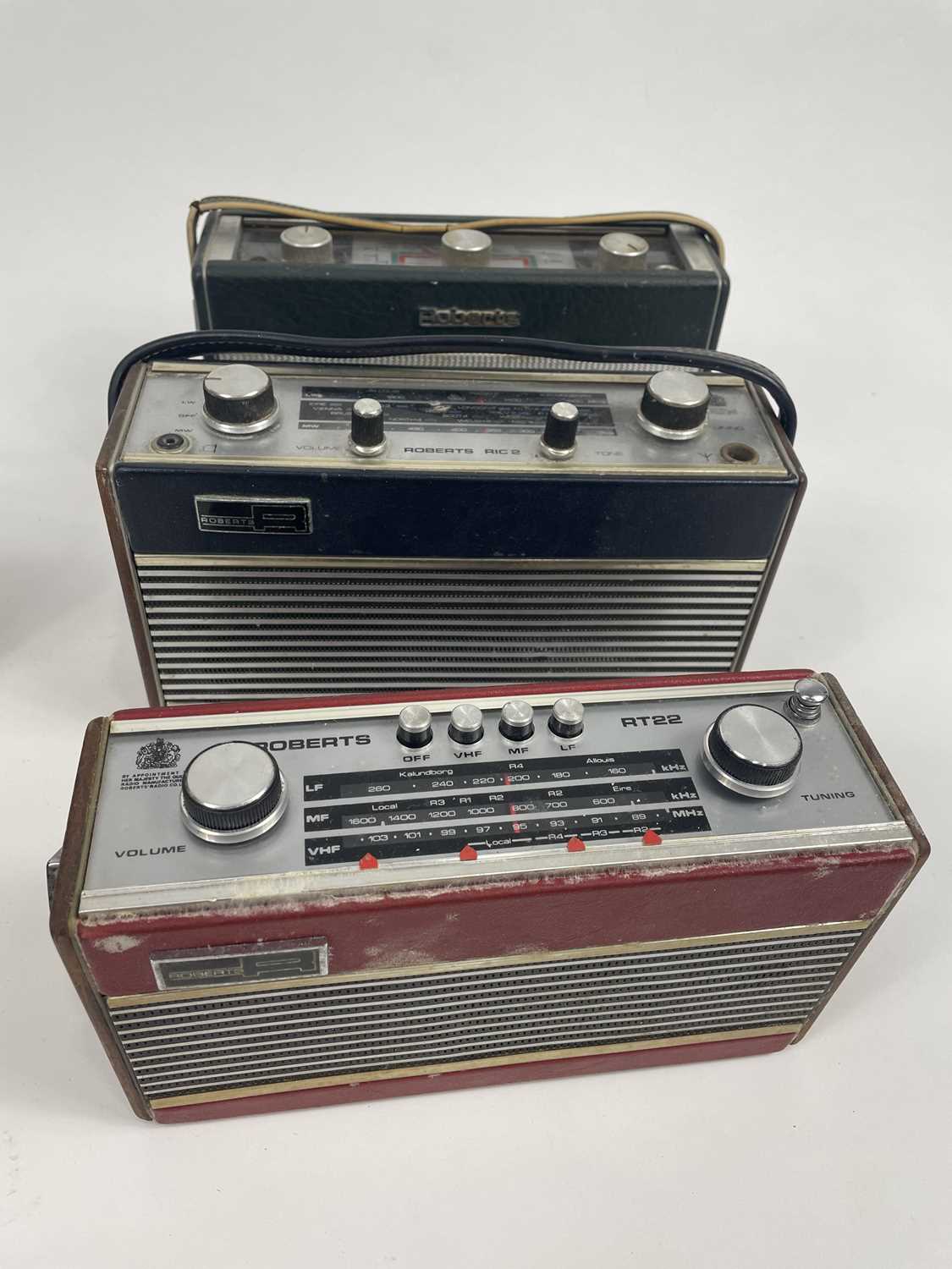 A collection of vintage 'Roberts' radios. - Image 2 of 4