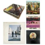 The Beatles and other 12" albums.
