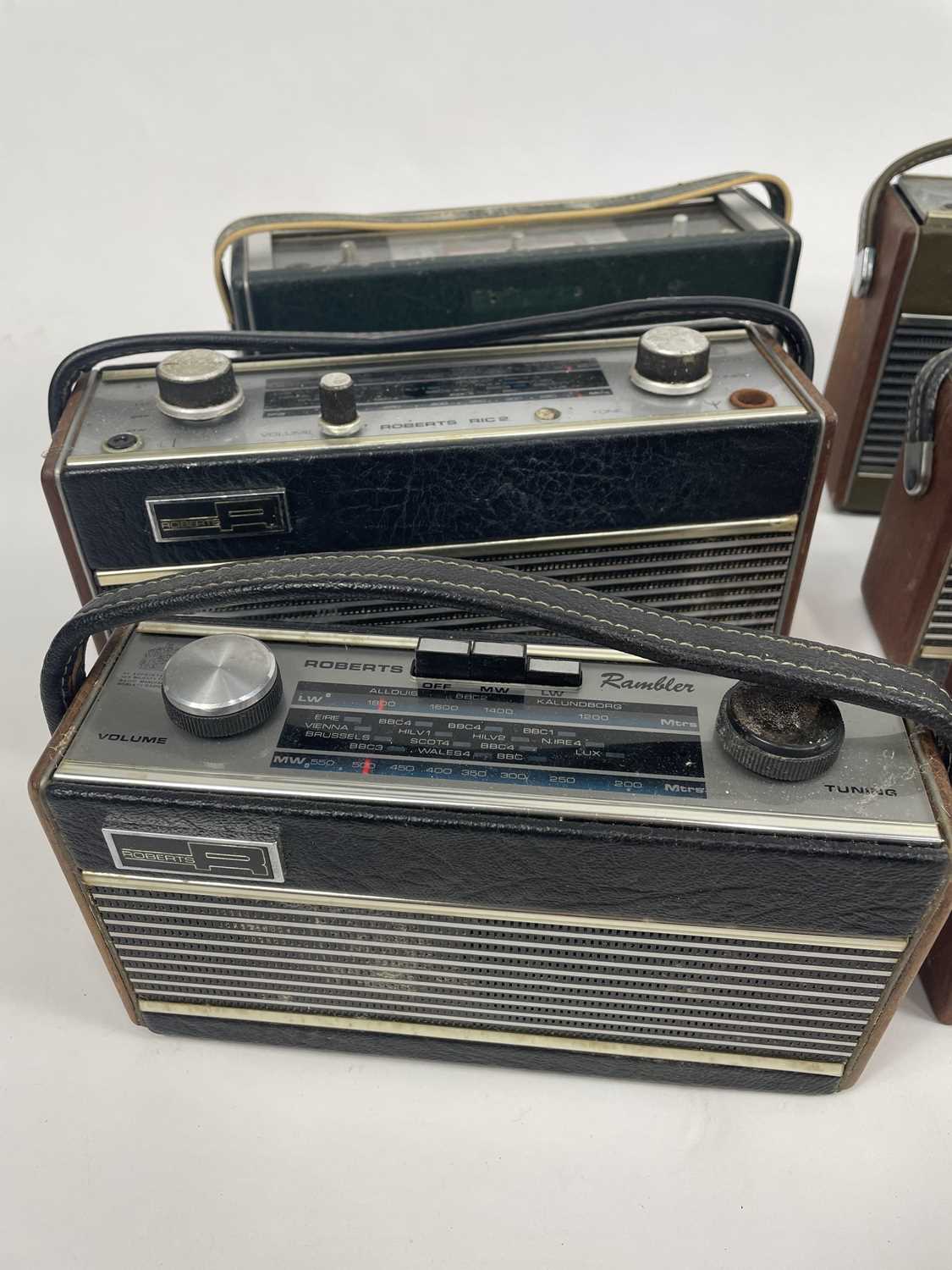 A collection of vintage 'Roberts' radios. - Image 4 of 4