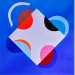 Terry FROST (1915-2003) Development of a Square Within a Square (Blue), 2000 (Kemp 201)