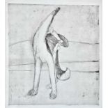 Karl WESCHKE (1925-2005) Scratching Dog, 1975