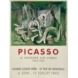 Picasso. Le Dejeuner Sur L'Herbe 1960-1961. Galerie Louise Leiris - 47 Rue De Monceau 6 Jun - 13 Ju