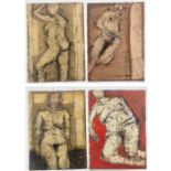 John EMANUEL (1930) Four nude studies