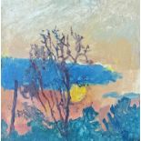 Francis HEWLETT (1930-2012) Sunset at Chez Magnou, Spring