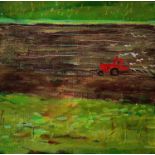 Daphne MCCLURE (1930) Red Tractor and Gulls