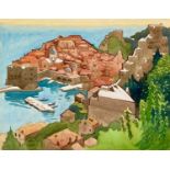 Clare WHITE (1903-1997) Dubrovnik the Pearl of the Adriatic Coast, Croatia