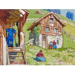 Clare WHITE (1903-1997) Sunshine in Grindelwald