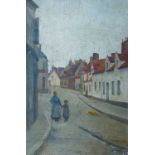 Caroline Burland Y. GOTCH (1854-1945) Street Scene