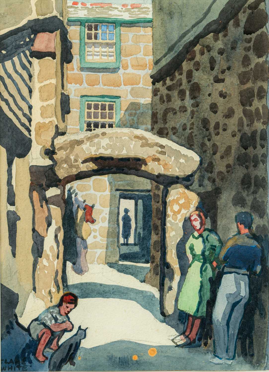 Clare WHITE (1903-1997) Old Stone Arch, The Digey, St Ives