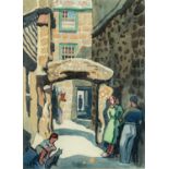 Clare WHITE (1903-1997) Old Stone Arch, The Digey, St Ives