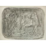 Arthur BERRIDGE (1902-1957) Dancing Figures Drawing (Circa 1950s)
